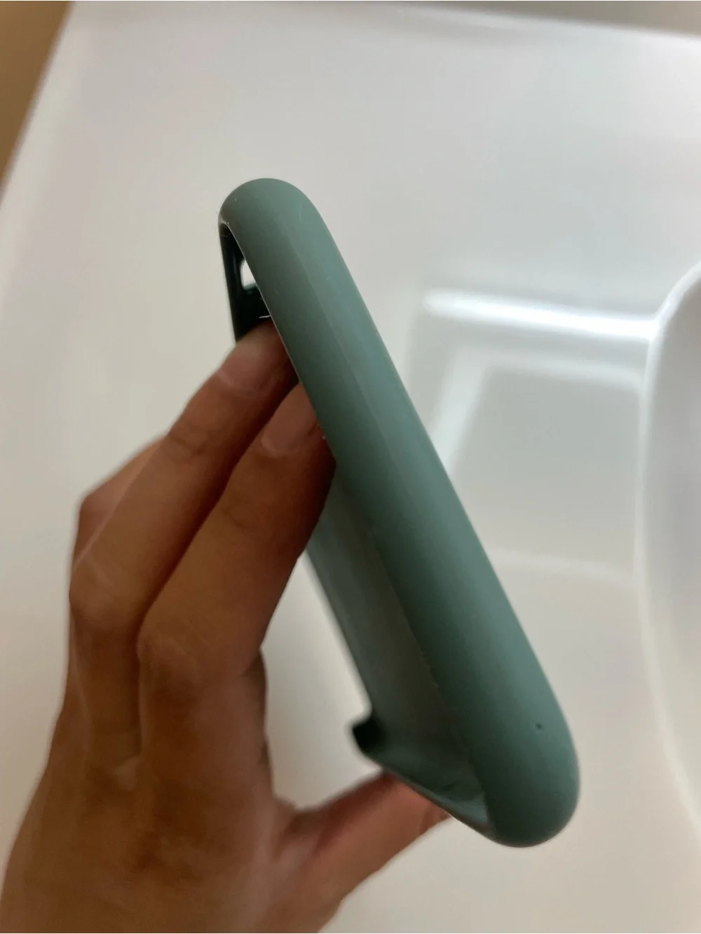 Apple Silicone iPhone Case - Teal